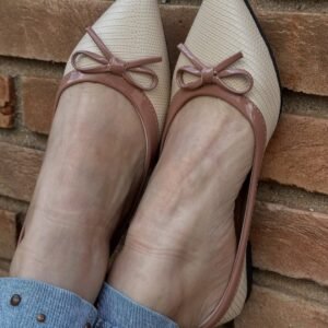 Bico Fino Nude Caramelo