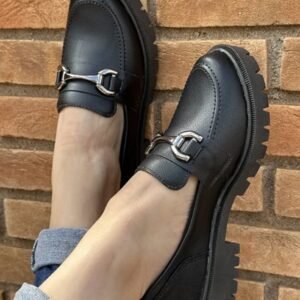 Mocassim Tratorado Preto