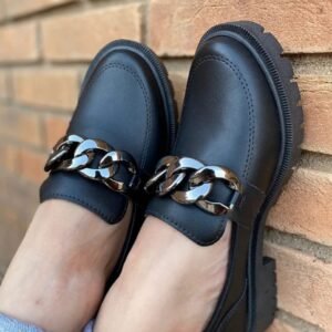 Mocassim Tratorado Preto