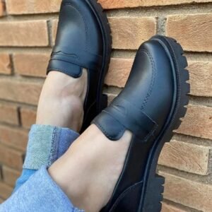 Mocassim Tratorado Preto