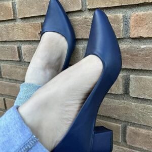 Scarpin Azul Marinho