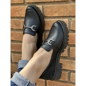 Mocassim Tratorado Preto