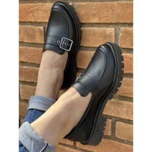 Mocassim Tratorado Preto