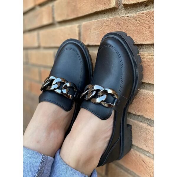 Mocassim Tratorado Preto